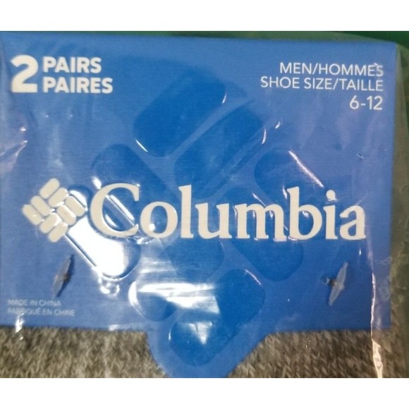 Columbia Thermal Crew Socks Cushioned Sole Cold Days Warm Comfort Men's Sz 6-12 - Picture 3 of 5